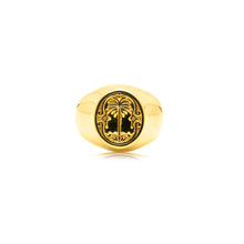 African Safari Jewellery Line | Ilala Palm Signet Ring | Africa Signet Ring