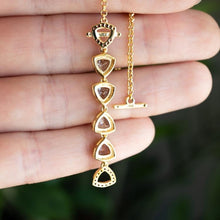Aquamarine Totem Bracelet in Gold Vermeil