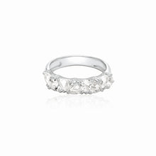 White Topaz Tribal Band