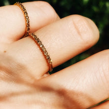 Morning Dew Champagne Diamond Ring in Gold Vermeil