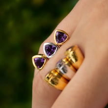 Purple Amethyst Colours of Africa Ring in Gold Vermeil