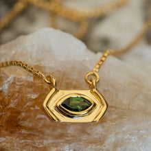 Green Tourmaline Ngao Chain