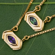 Green Tourmaline Ngao Chain